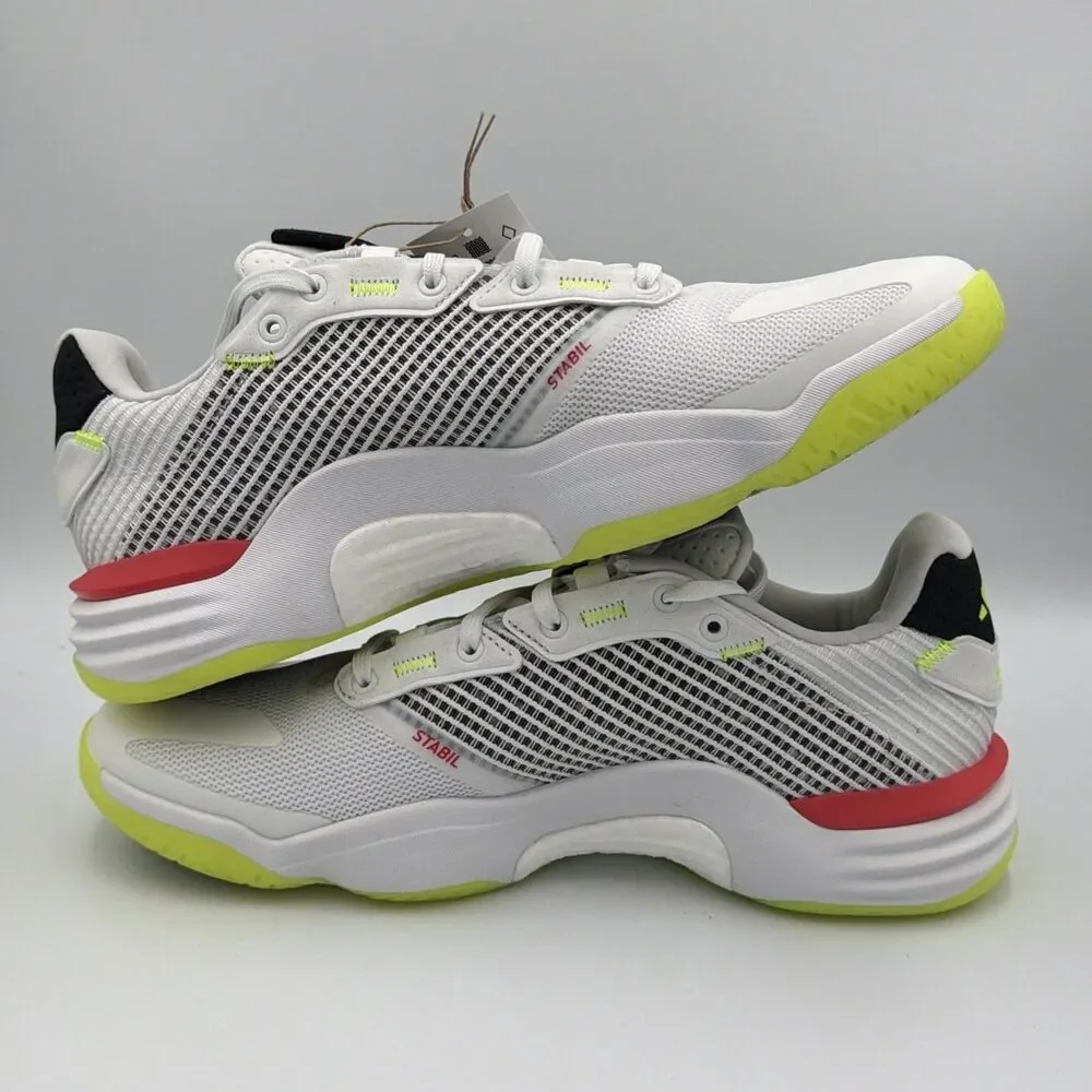 Adidas Stabil 16 Indoor Volleyball Shoes Sneakers White Men's Size 10 JP7273